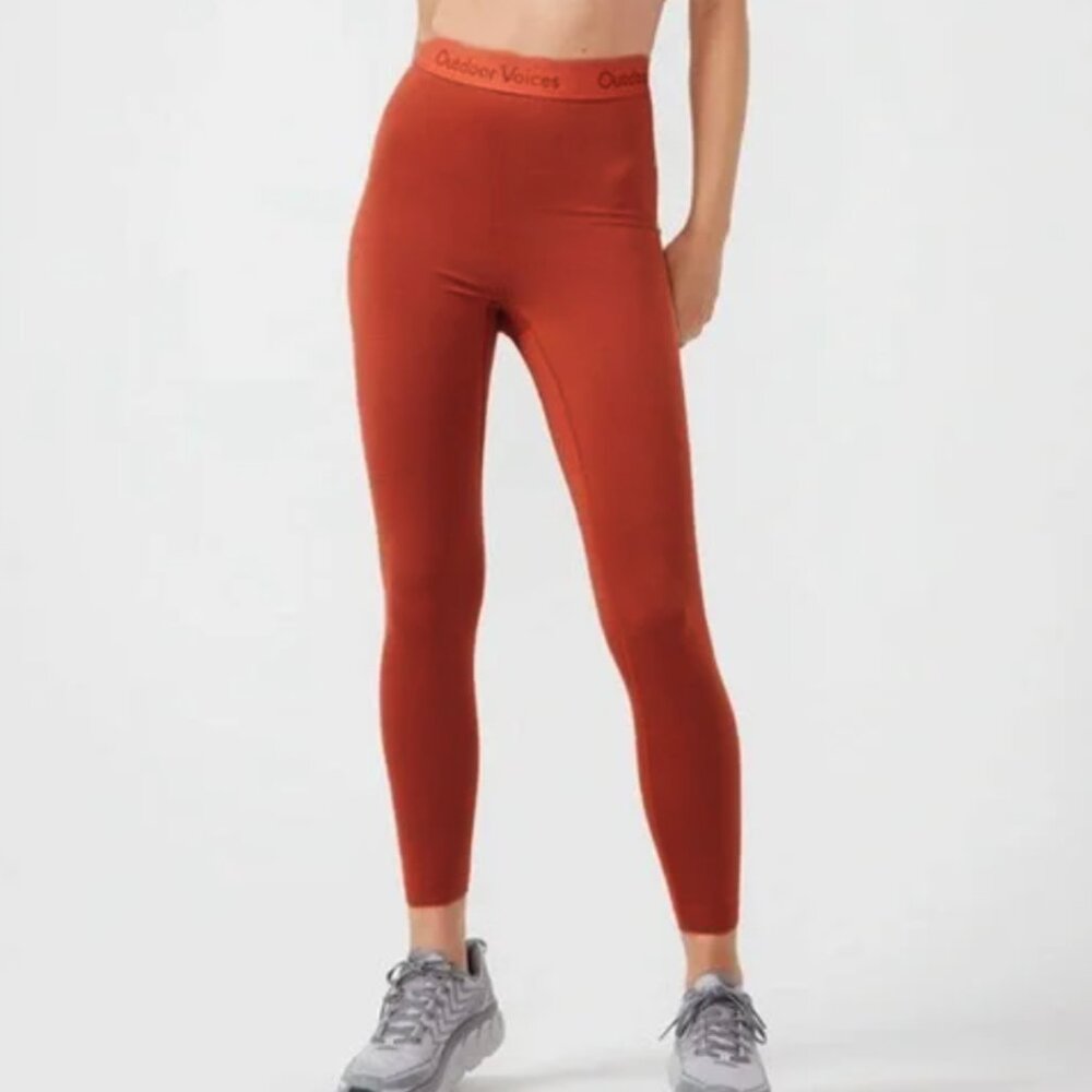 Outdoor Voices Smooth 7/8 legging - Russet